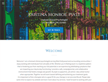 Tablet Screenshot of kristinamonroe.com